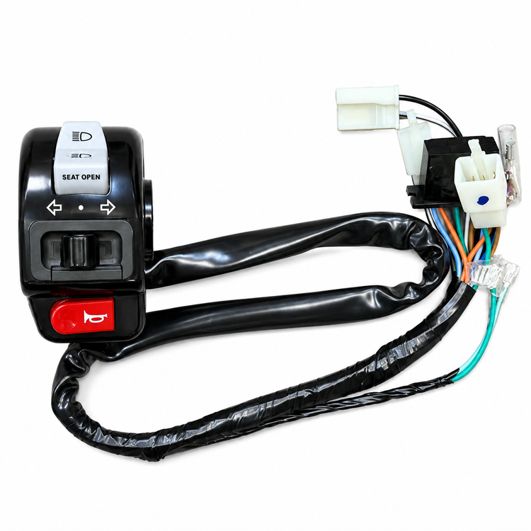 قلوه چراغ چپ فرمان SYM J200 ساخت تایوان اصل کد 201016
