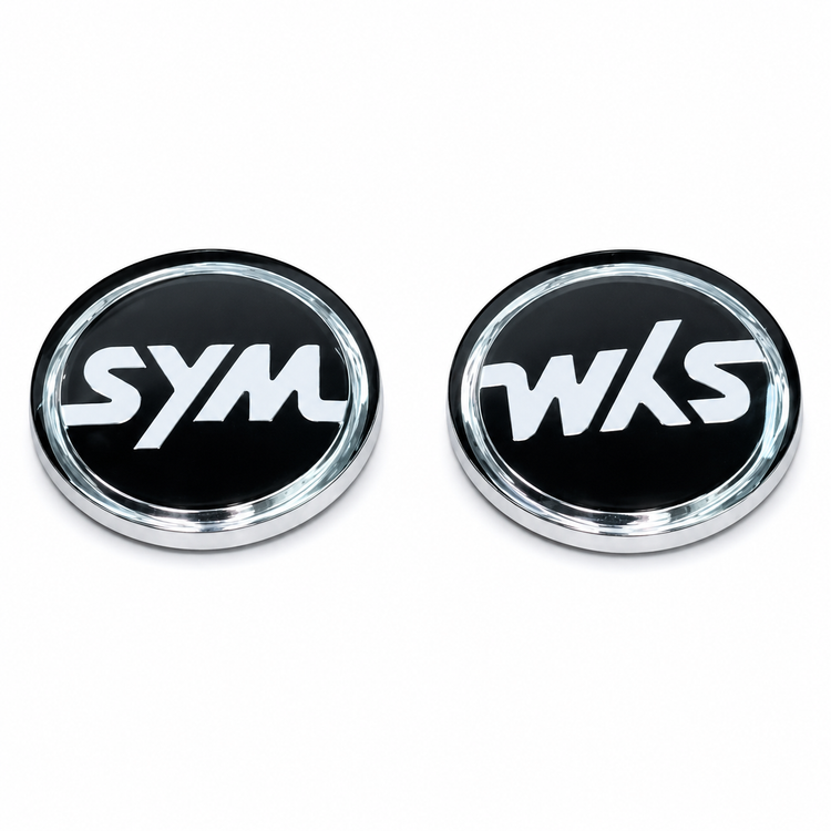 ارم نوشته SYM / مناسب قاب جلو SYM SF180 FX150 J200 ADV175 Joymax Joyride ساخت تایوان اصل کد 202097