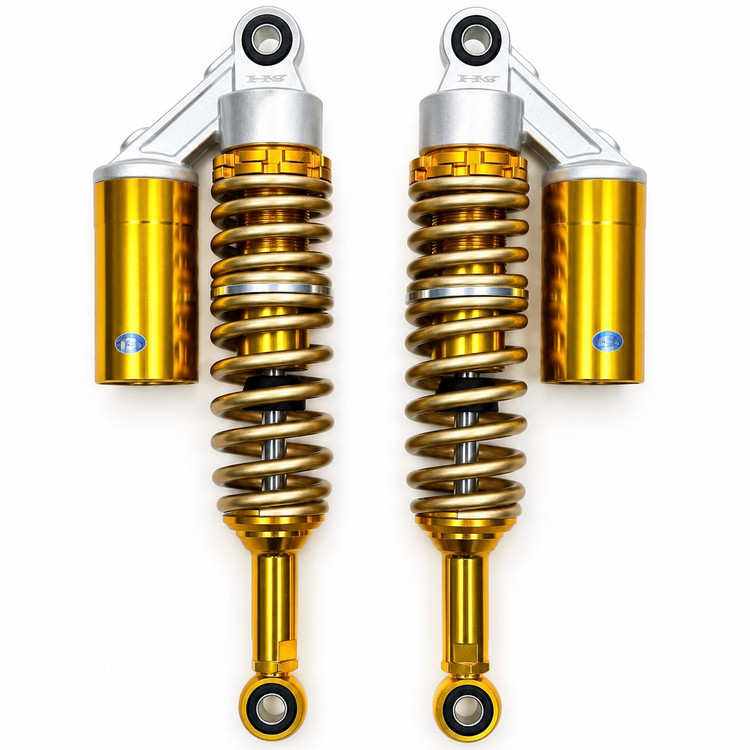 ست کمک فنر اسپرت رنگ طلایی مناسب برای عقب HONDA CDI125cc / مدل گازی کپسول دار واقعی