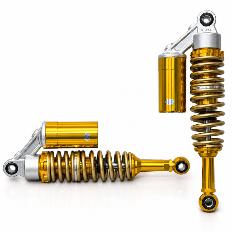 ست کمک فنر اسپرت رنگ طلایی مناسب برای عقب HONDA CDI125cc / مدل گازی کپسول دار واقعی