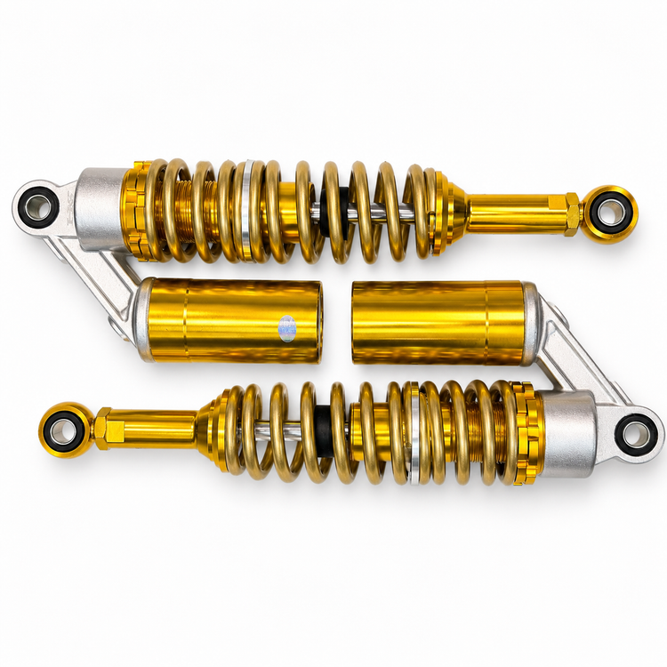 ست کمک فنر اسپرت رنگ طلایی مناسب برای عقب HONDA CDI125cc / مدل گازی کپسول دار واقعی