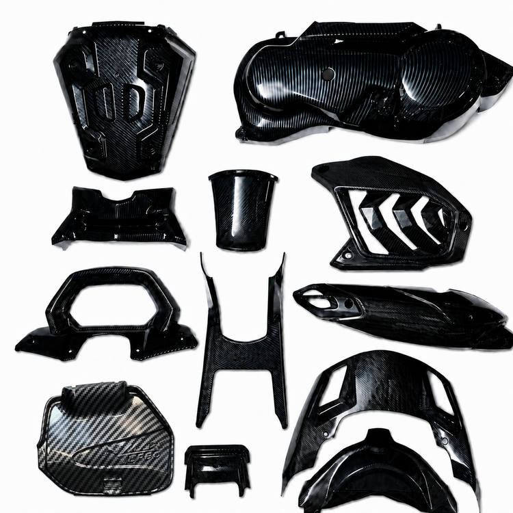 ست فلاپ کربن 12 تیکه YAMAHA Nmax Turbo 2026 / اصل