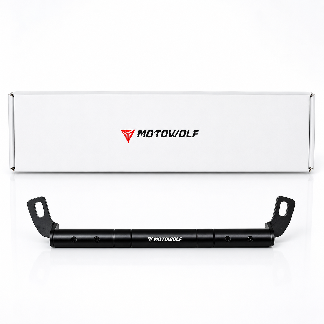 میله رنتال جهت نصب هولدر موبایل جا لیوانی به روی فرمان موتور سیکلت MOTO WOLF کد 000100