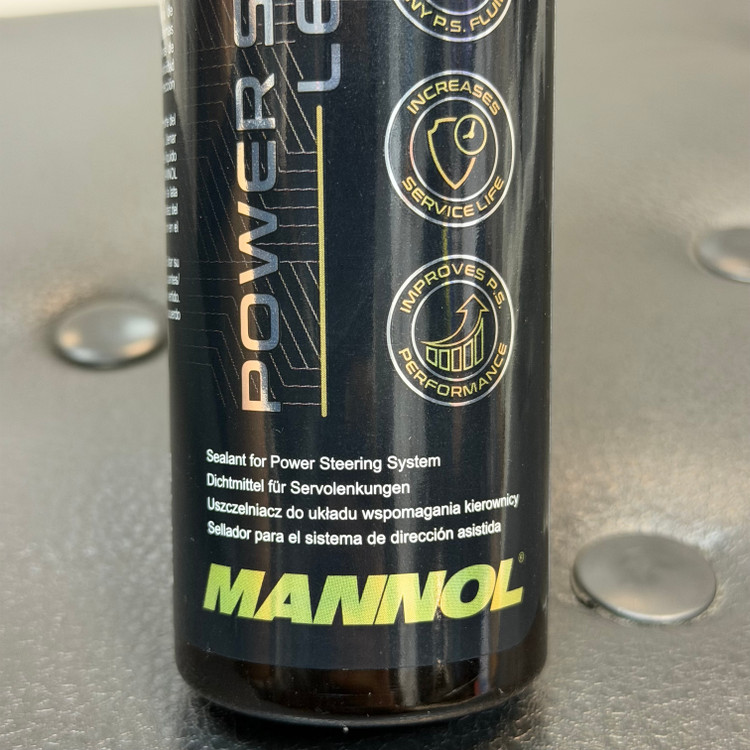 مکمل سیستم فرمان هیدرولیک حرفه ای خودرو MANNOL Power Steering Leak Stop 9923 / ساخت آلمان اصل کد 201843