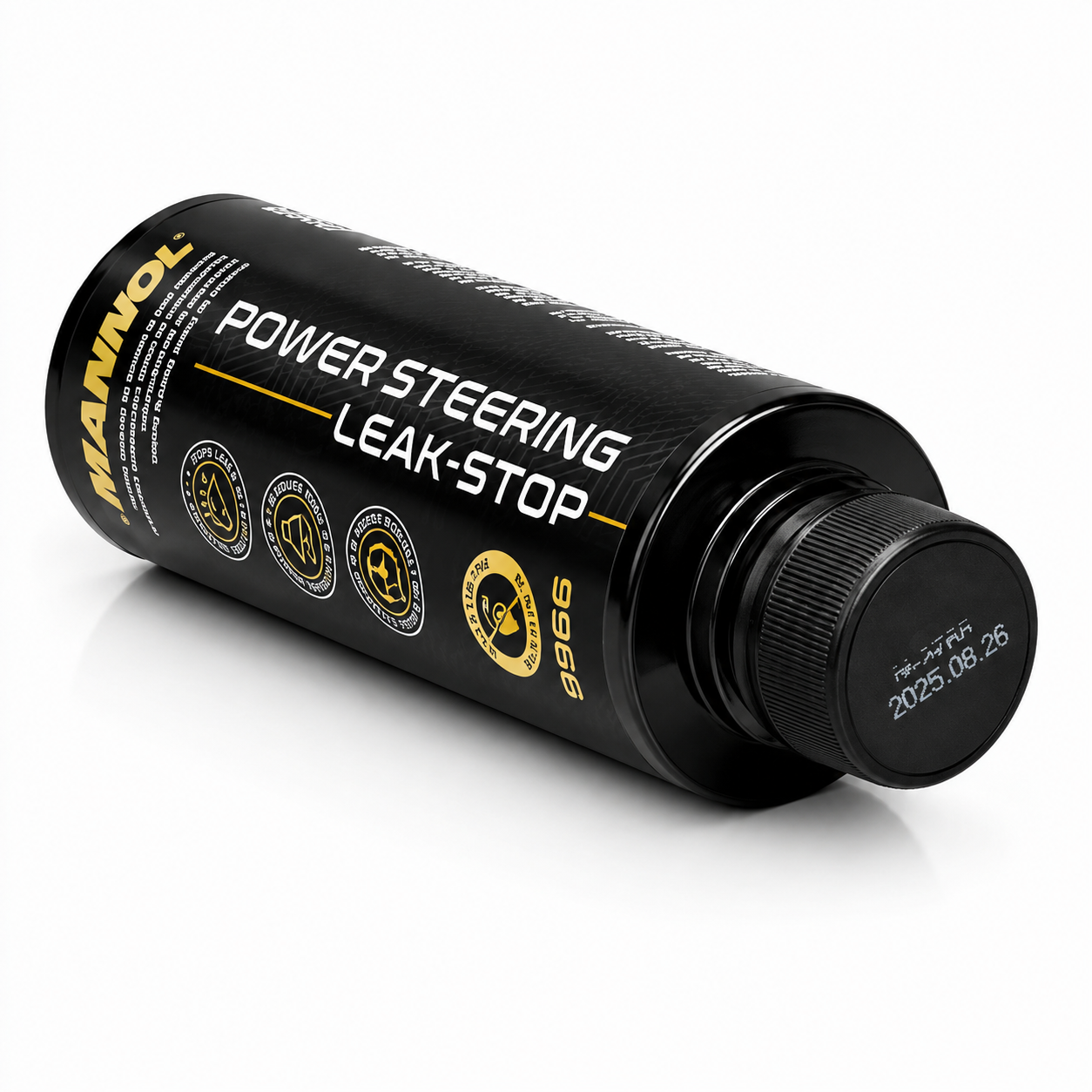 مکمل سیستم فرمان هیدرولیک حرفه ای خودرو MANNOL Power Steering Leak Stop 9923 / ساخت آلمان اصل کد 201843
