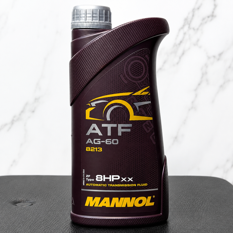 روغن گیربکس خودرو مانول MANNOL ATF AG-60 8213 مناسب گیربکس 6 سرعته ساخت آلمان اصل کد 201852