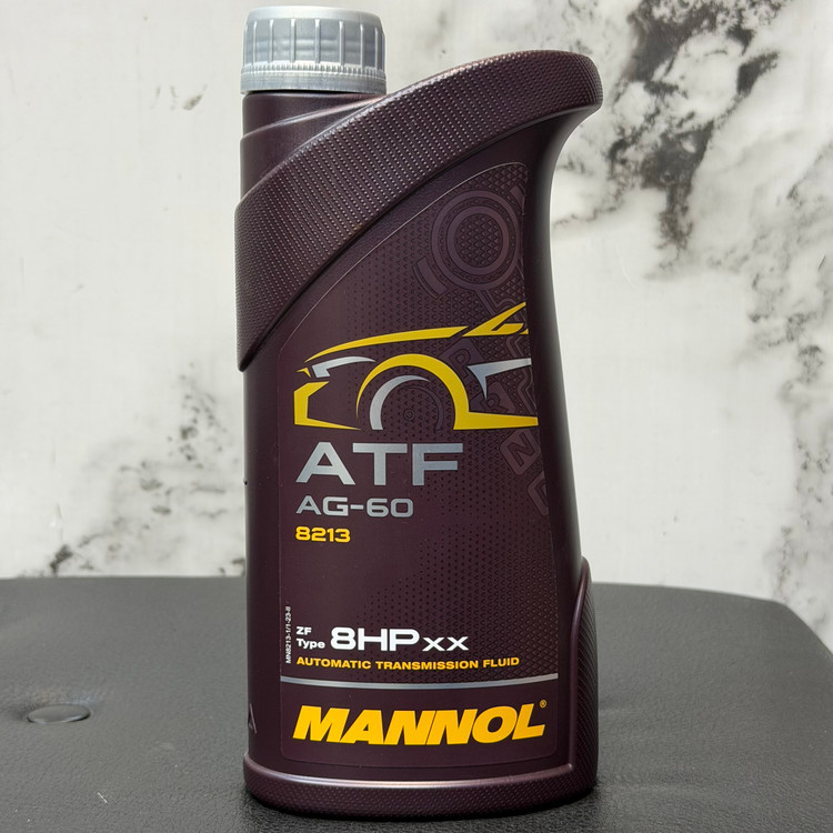 روغن گیربکس خودرو مانول MANNOL ATF AG-60 8213 مناسب گیربکس 6 سرعته ساخت آلمان اصل کد 201852