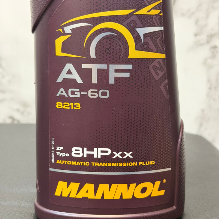 روغن گیربکس خودرو مانول MANNOL ATF AG-60 8213 مناسب گیربکس 6 سرعته ساخت آلمان اصل کد 201852
