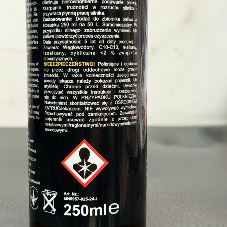 مکمل انژکتورشور حرفه ای مانول MANNOL Injector Cleaner 9957 / ساخت آلمان اصل کد 201842