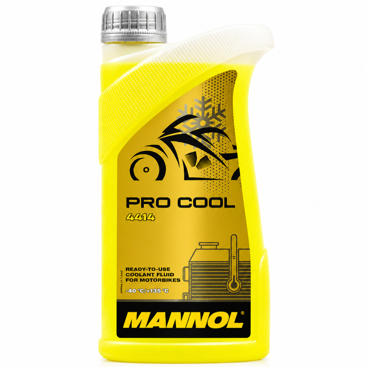 کولانت پرو کول ضدیخ ضدجوش موتور سیکلت مانول 4414 MANNOL ساخت آلمان اصل کد ۲۰۱۴۱۴