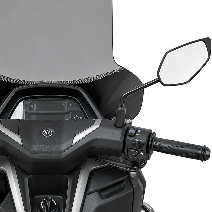اینه راست YAMAHA Aerox 155 / Nmax ساخت هند اصل کد 200062