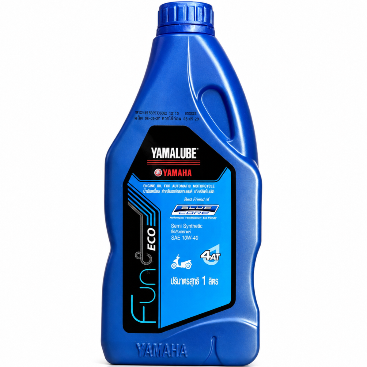 روغن موتور مخصوص موتورهای اسکوتر یاماها یامالوب 1 لیتر YAMAHA YAMALUBE 10W40 / ساخت تایلند اصل کد ۰۰۰۲۲۶