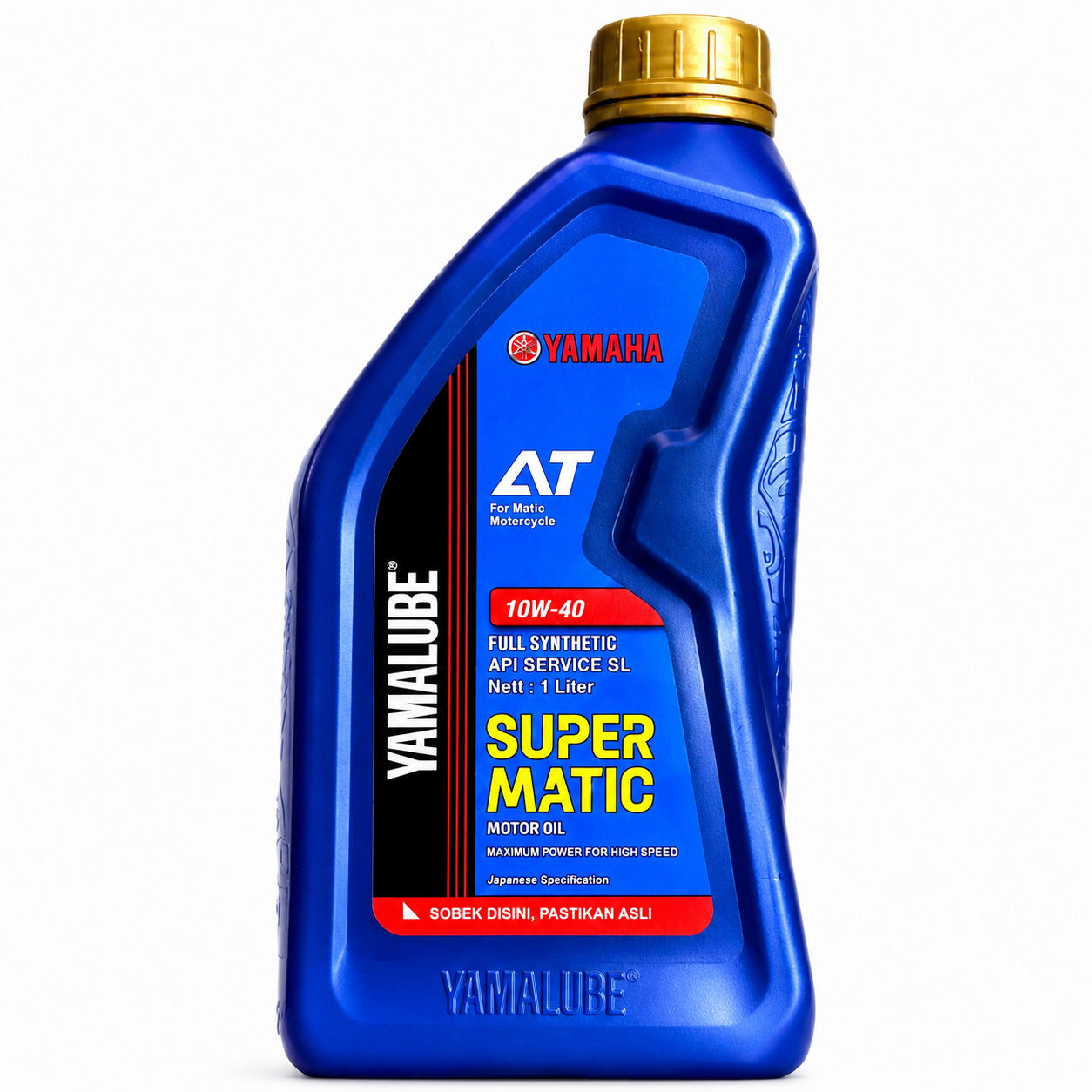 روغن موتور مخصوص موتورهای اسکوتر 1 لیتر 10W40 یامالوب سوپر متیک یاماها YAMAHA SUPER MATIC  / ساخت اندونزی اصل کد ۲۰۰۴۷۴