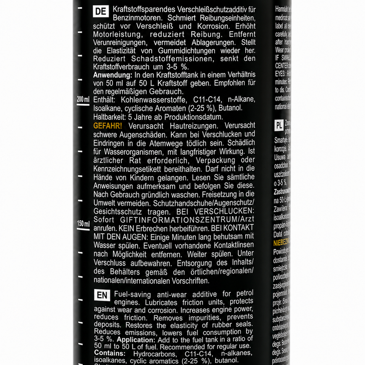مکمل بنزین استردار مانول MANNOL Benzin Ester Additive 9950 مناسب برای موتور سیکلت و خودرو ساخت آلمان اصل کد 202422