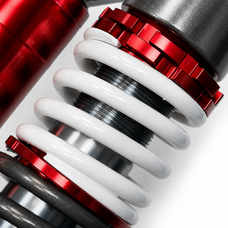 ست کمک فنر اسپرت رنگ سفید طوسی قرمز مناسب برای عقب HONDA CDI 125cc / مدل گازی کپسول دار واقعی