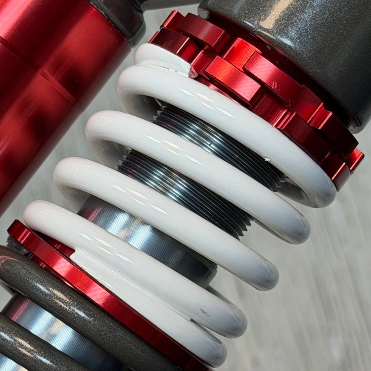 ست کمک فنر اسپرت رنگ سفید طوسی قرمز مناسب برای عقب HONDA CDI 125cc / مدل گازی کپسول دار واقعی