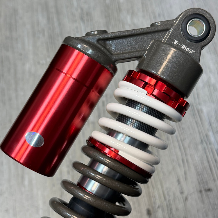 ست کمک فنر اسپرت رنگ سفید طوسی قرمز مناسب برای عقب HONDA CDI 125cc / مدل گازی کپسول دار واقعی
