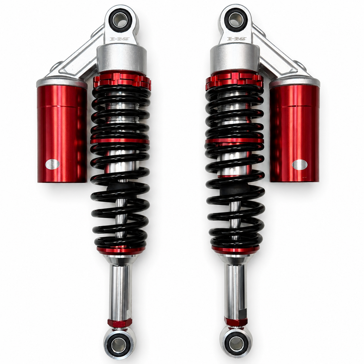 ست کمک فنر اسپرت رنگ مشکی نقره ای قرمز مناسب برای عقب HONDA CDI 125cc / مدل گازی کپسول دار واقعی
