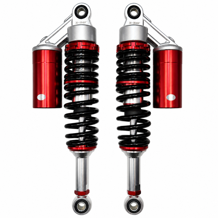 ست کمک فنر اسپرت رنگ مشکی نقره ای قرمز مناسب برای عقب HONDA CDI 125cc / مدل گازی کپسول دار واقعی