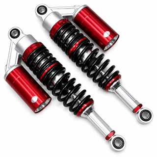 ست کمک فنر اسپرت رنگ مشکی نقره ای قرمز مناسب برای عقب HONDA CDI 125cc / مدل گازی کپسول دار واقعی