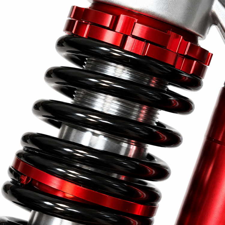 ست کمک فنر اسپرت رنگ مشکی نقره ای قرمز مناسب برای عقب HONDA CDI 125cc / مدل گازی کپسول دار واقعی