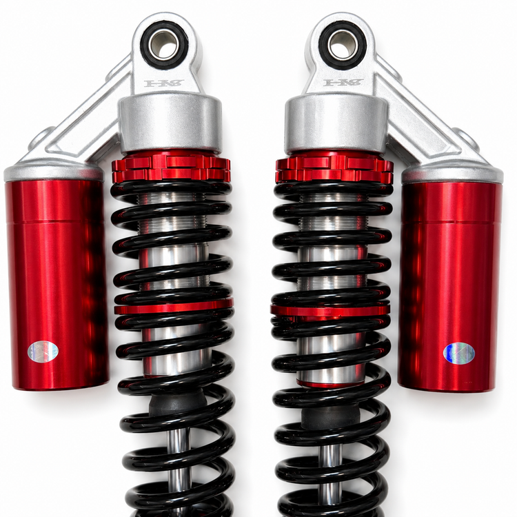 ست کمک فنر اسپرت رنگ مشکی نقره ای قرمز مناسب برای عقب HONDA CDI 125cc / مدل گازی کپسول دار واقعی