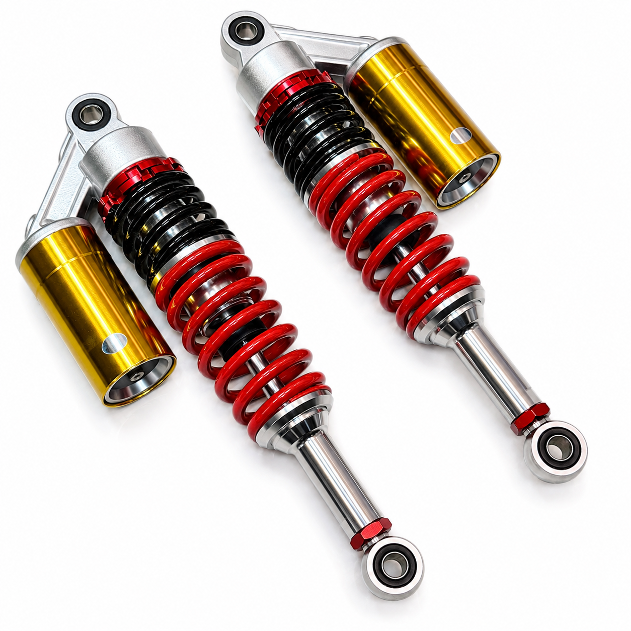 ست کمک فنر اسپرت رنگ مشکی قرمز نقره ای طلایی مناسب برای عقب HONDA CDI 125cc / مدل گازی کپسول دار واقعی