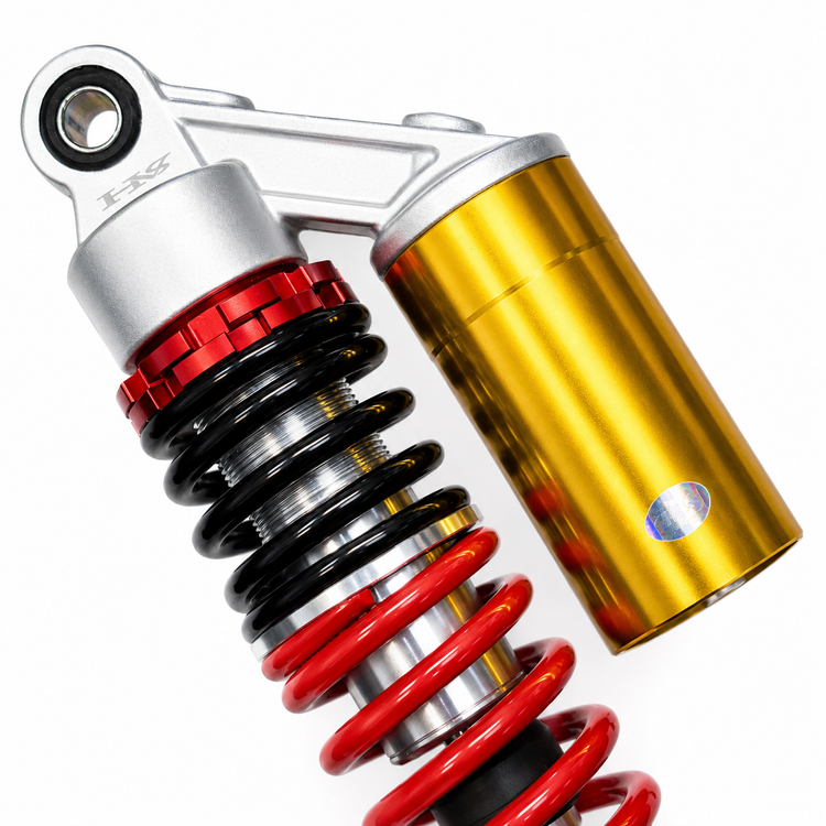ست کمک فنر اسپرت رنگ مشکی قرمز نقره ای طلایی مناسب برای عقب HONDA CDI 125cc / مدل گازی کپسول دار واقعی