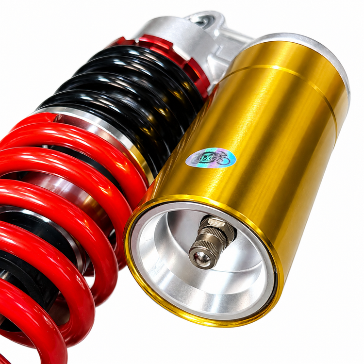 ست کمک فنر اسپرت رنگ مشکی قرمز نقره ای طلایی مناسب برای عقب HONDA CDI 125cc / مدل گازی کپسول دار واقعی