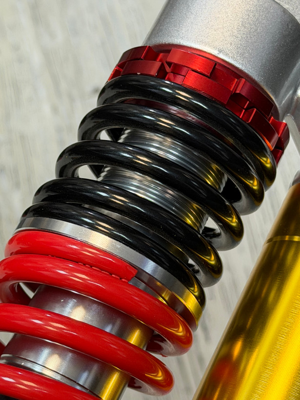 ست کمک فنر اسپرت رنگ مشکی قرمز نقره ای طلایی مناسب برای عقب HONDA CDI 125cc / مدل گازی کپسول دار واقعی