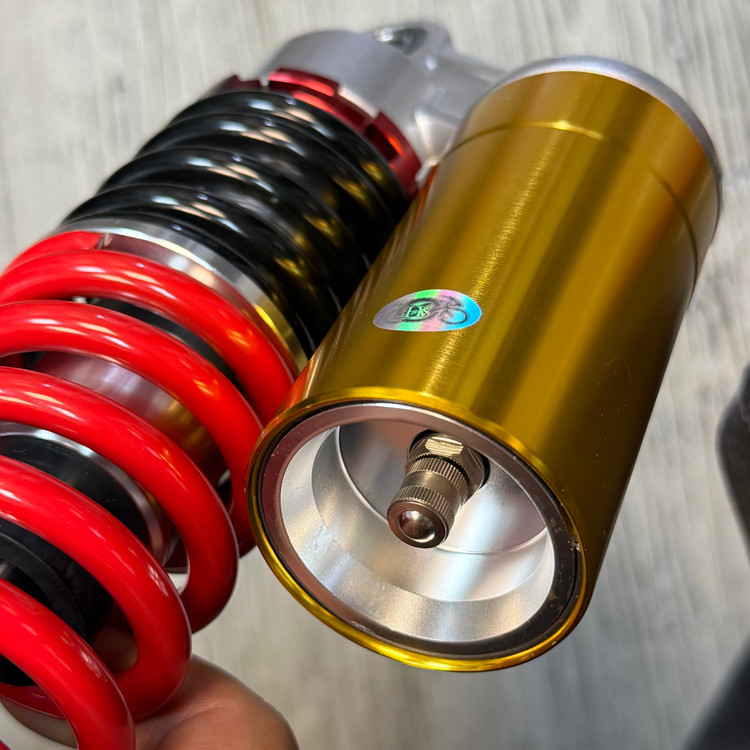 ست کمک فنر اسپرت رنگ مشکی قرمز نقره ای طلایی مناسب برای عقب HONDA CDI 125cc / مدل گازی کپسول دار واقعی