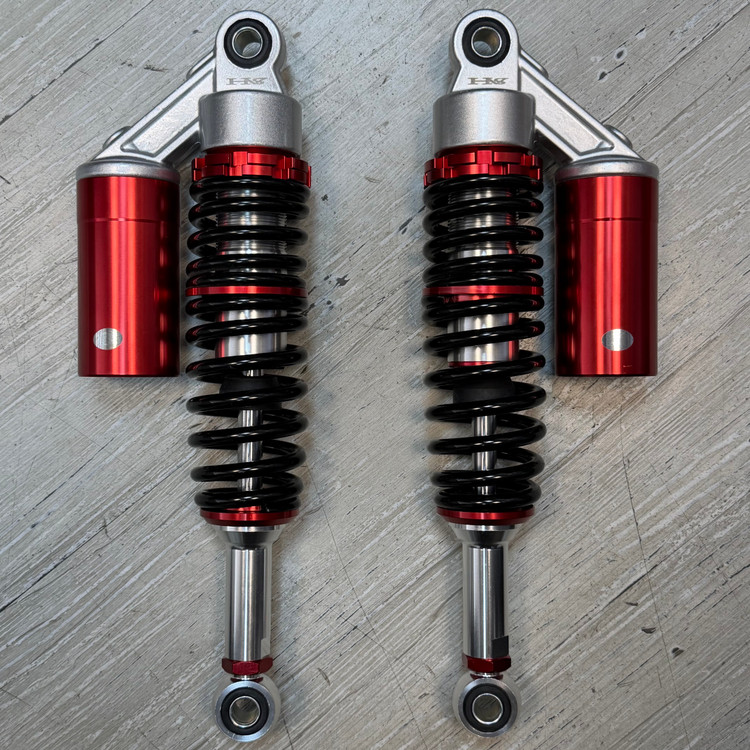 ست کمک فنر اسپرت رنگ مشکی نقره ای قرمز مناسب برای عقب HONDA CDI 125cc / مدل گازی کپسول دار واقعی