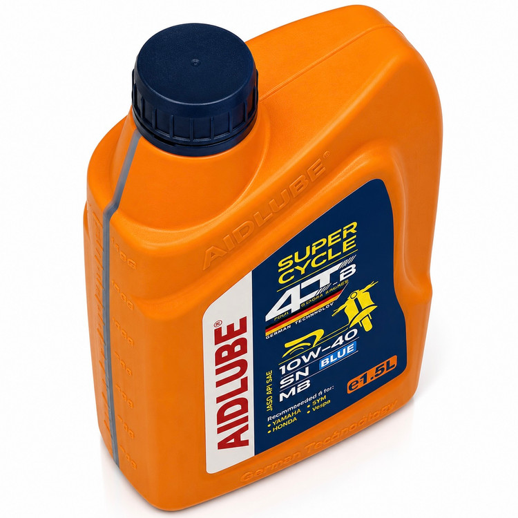 روغن موتور ایدلوب AIDLUBE 10W40 SN MB 1.5L مخصوص موتور اسکوتر JOYMAX XMAX فول سنتتیک تحت لیسانس ایدلوب آلمان اصل کد 202408