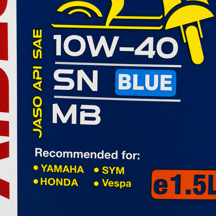 روغن موتور ایدلوب AIDLUBE 10W40 SN MB 1.5L مخصوص موتور اسکوتر JOYMAX XMAX فول سنتتیک تحت لیسانس ایدلوب آلمان اصل کد 202408