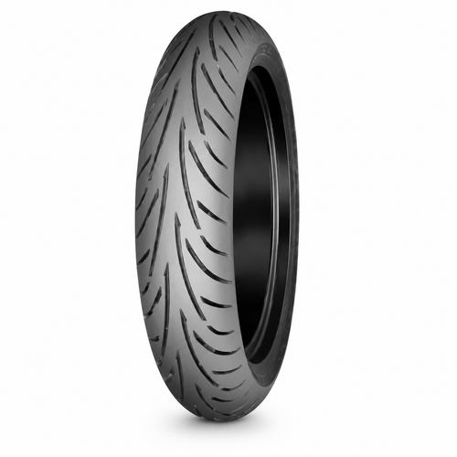 لاستیک میتاس 120/70/17 گل شلوغ تورینگ فورس اس سی / MITAS TOURING FORCE SC / ساخت اروپا کشور اسلوونی اصل / جلو XSR-MT25-R25 کد 200587