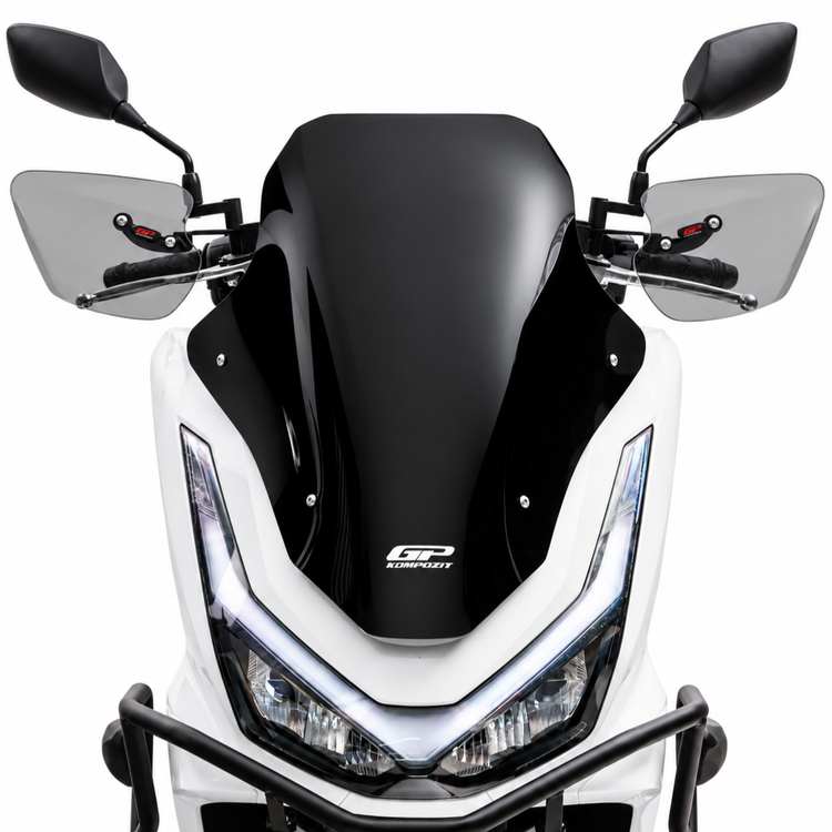 هندگارد / بادگیر دسته دودی هوندا GP KOMPOZIT HONDA PCX 160 ساخت ترکیه اصل کد 202121