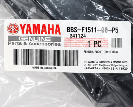 گلگیر جلو YAMAHA XSR 155 مشکی براق ساخت اندونزی اصل کد 202038