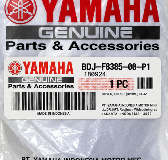 فلاپ اسپایلر YAMAHA R15 ابی سمت چپ ساخت اندونزی اصل کد 202051