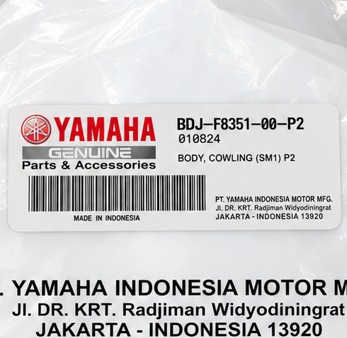فلاپ بالا چراغ YAMAHA R15 مشکی براق ساخت اندونزی اصل کد 202020
