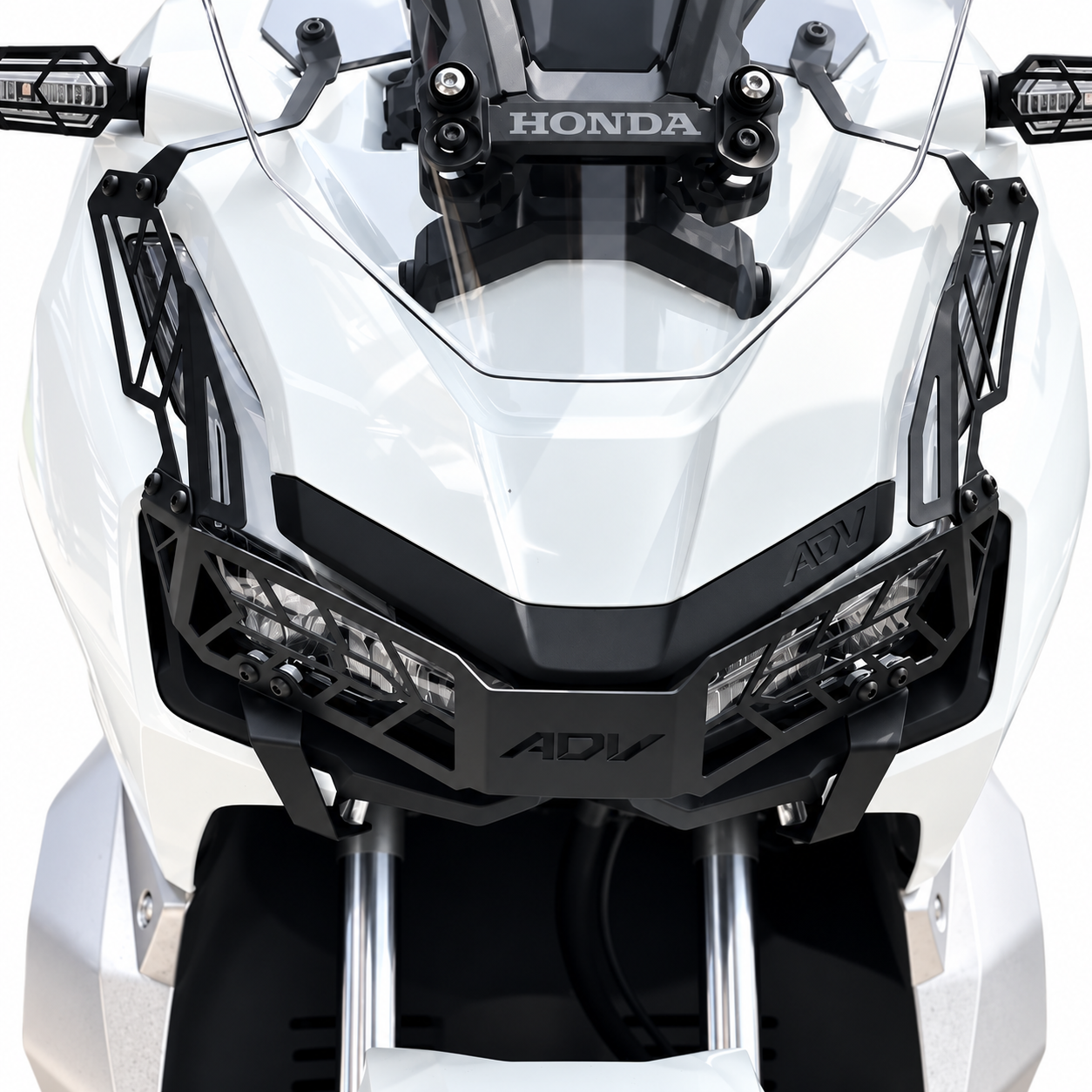 محافظ چراغ جلو فلزی HONDA ADV150 ADV160 کد 201117