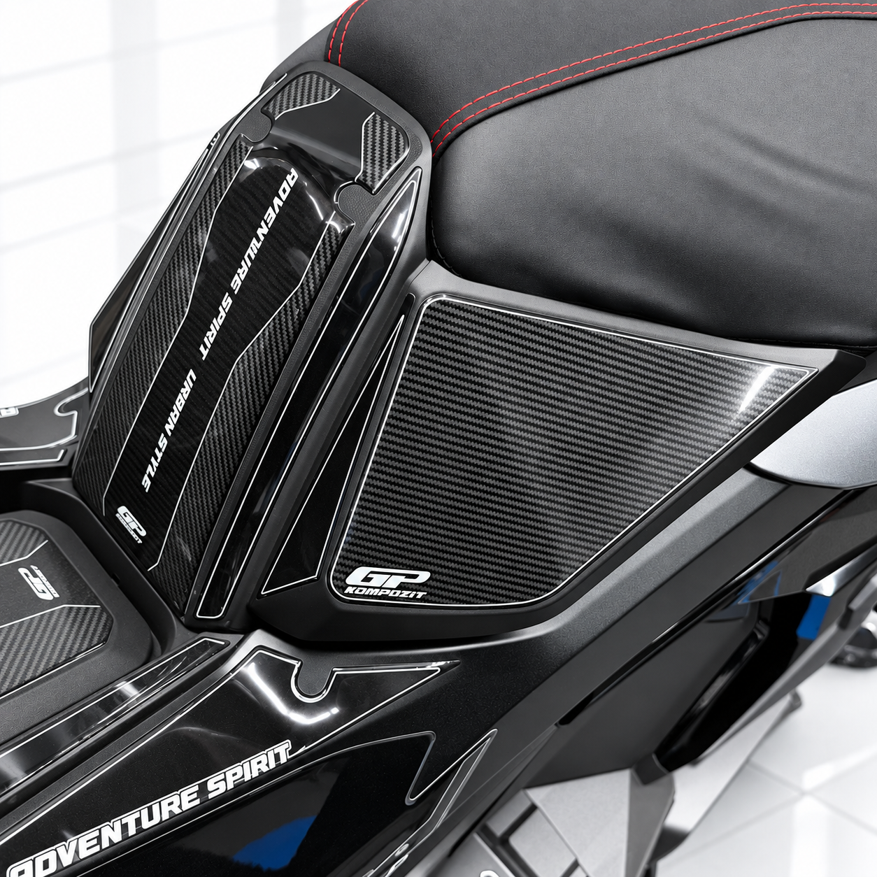 ست کامل پد باک و بدنه مشکی HONDA ADV350 GP ساخت ترکیه اصل کد 202141