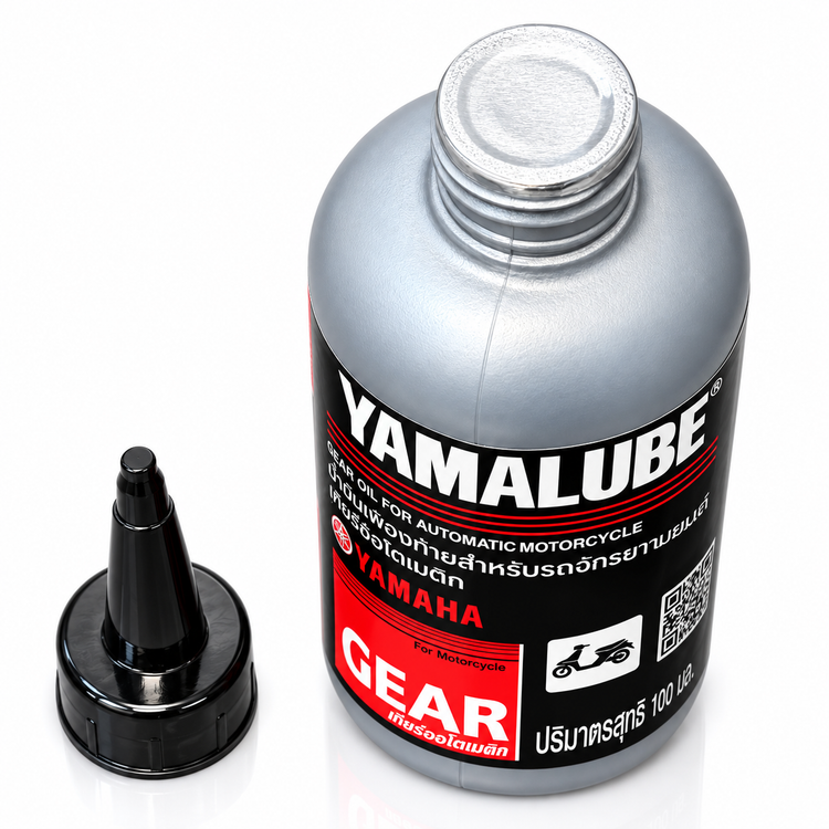 روغن گیربکس یاماها یامالوب YAMALUBE YAMAHA 100ML / مخصوص تمام موتورهای اسکوتر در بازار/ ساخت تایلند اصل کد 200600