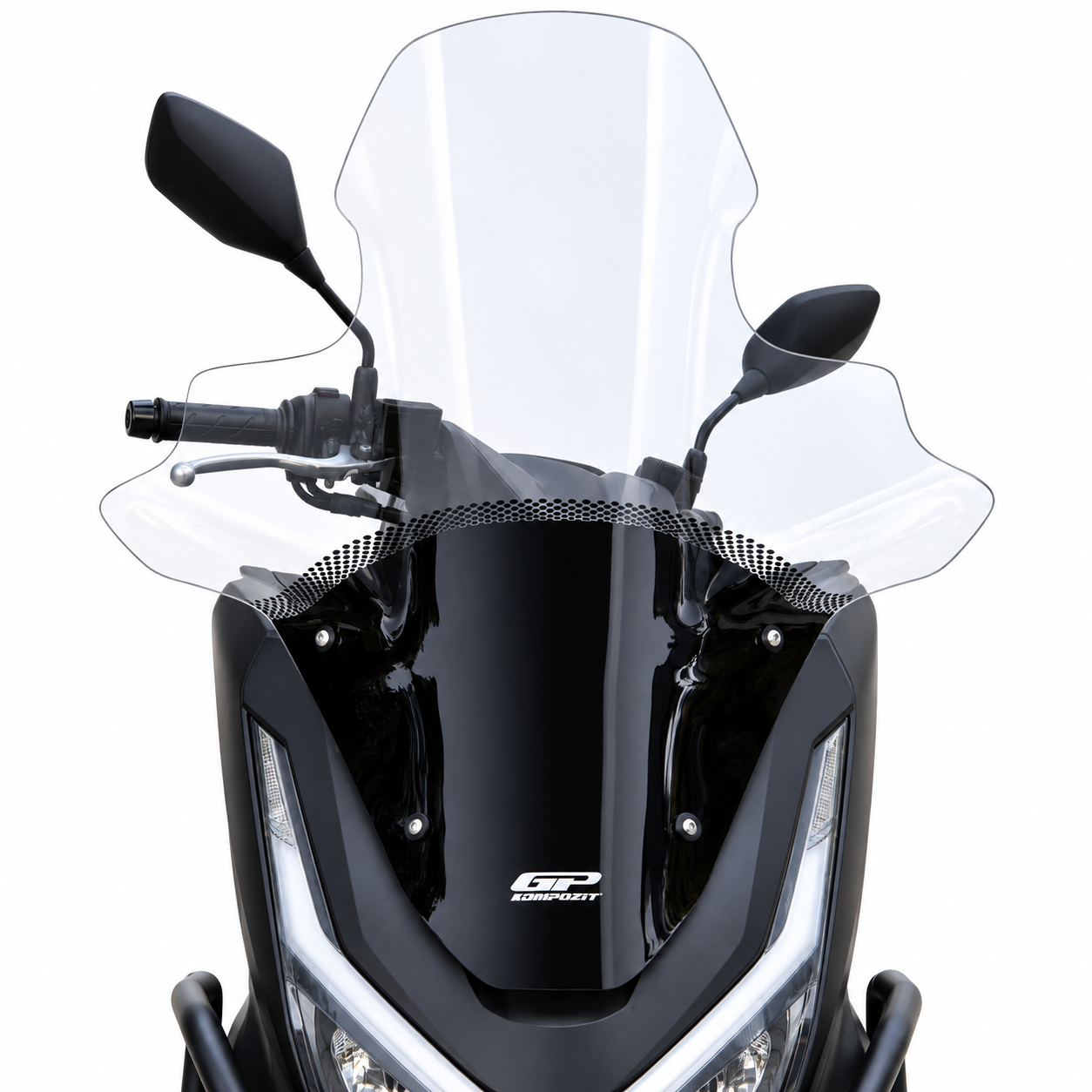 طلق شفاف بادگیر دسته دار هوندا GP KOMPOZIT HONDA PCX160 78cm مناسب اتاق جدید ساخت ترکیه اصل کد 202125
