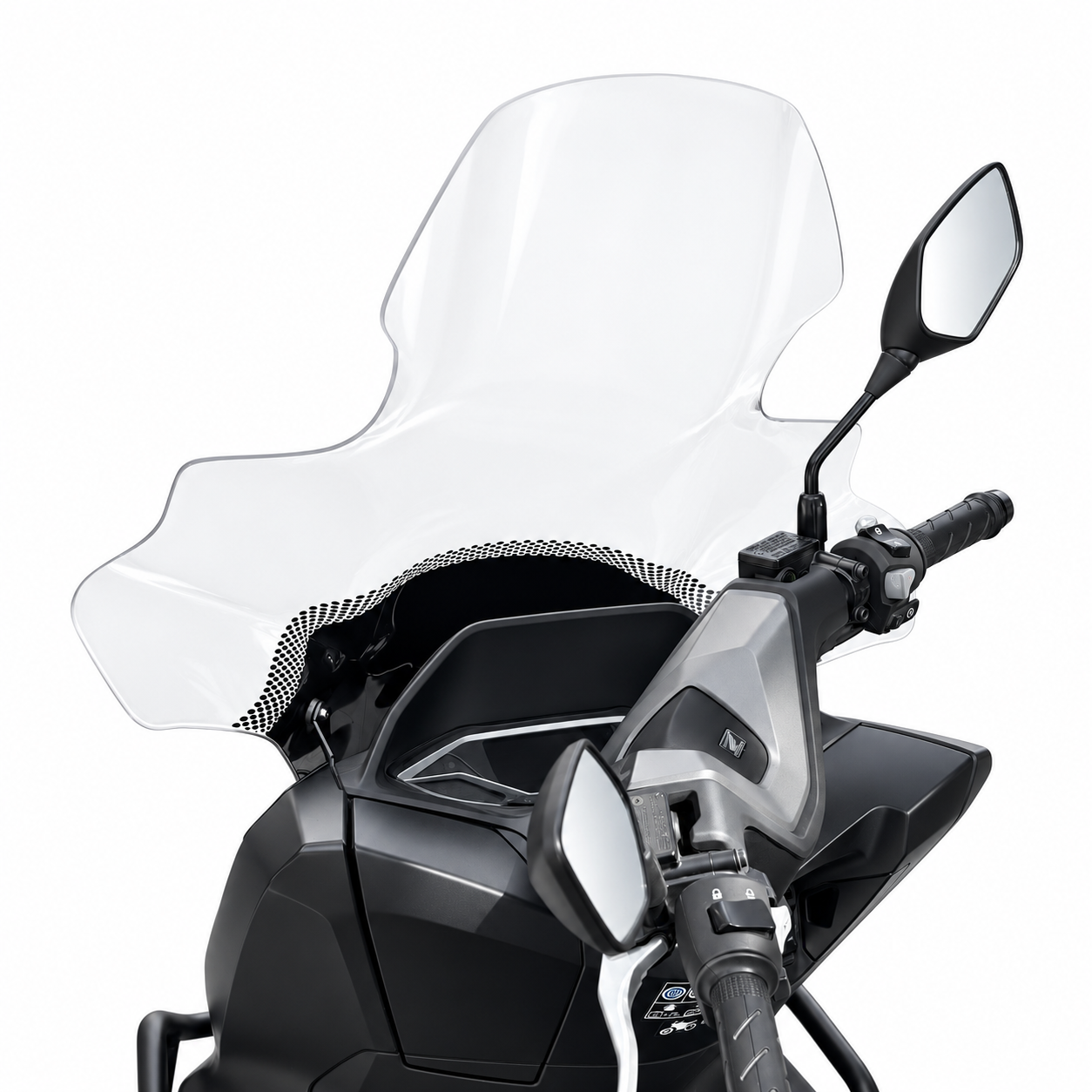 طلق شفاف بادگیر دسته دار هوندا GP KOMPOZIT HONDA PCX160 78cm مناسب اتاق جدید ساخت ترکیه اصل کد 202125