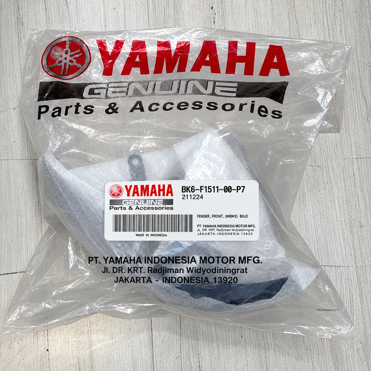 گلگیر جلو یاماها YAMAHA R15 رنگ سورمه ای ساخت اندونزی اصل کد 202273