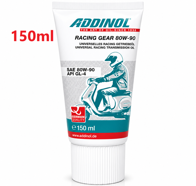 روغن گیربکس موتور سیکلت ادینول ADDINOL 80w90 150ml ساخت آلمان اصل کد 202355