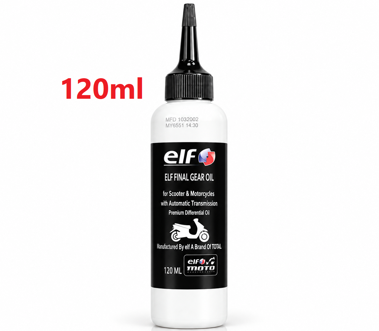 روغن گیربکس اسکوتر ELF Final Gear Oil حجم ۱۲۰ میلی‌لیتر کد ۲۰۰۹۷۹