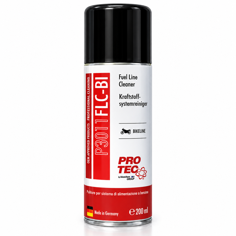 تمیزکننده سیستم سوخت و انژکتور موتورسیکلت پروتک PROTEC Fuel Line Cleaner / ساخت آلمان اصل کد 201429