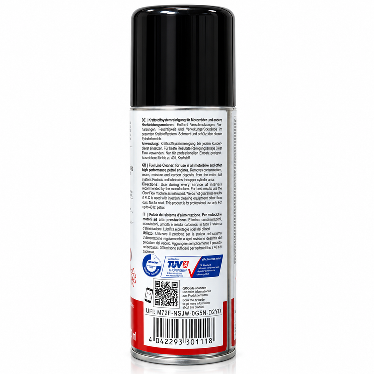 تمیزکننده سیستم سوخت و انژکتور موتورسیکلت پروتک PROTEC Fuel Line Cleaner / ساخت آلمان اصل کد 201429