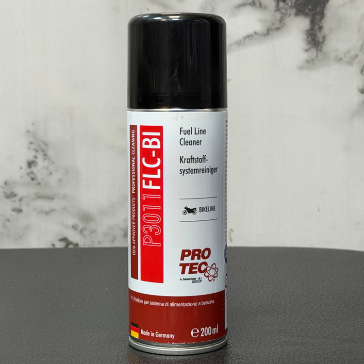 تمیزکننده سیستم سوخت و انژکتور موتورسیکلت پروتک PROTEC Fuel Line Cleaner / ساخت آلمان اصل کد 201429